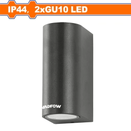 FOCO EXTERIOR/INTERIOR LED DE PARED DOBLE GU10 IP44 WADFOW WDN8502A