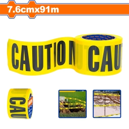 CINTA SE�ALIZACION AMARILLA 7.6CM X 91M CAUTION WADFOW WEE2H90
