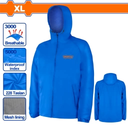 CAMPERA DE LLUVIA WADFOW TALLE XL AZUL WJKT10XL