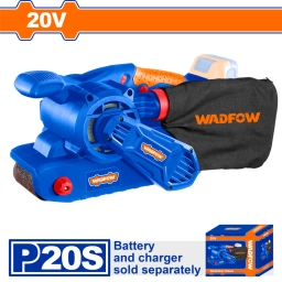 LIJADORA DE BANDA A BATERIA 20V BRUSHLESS C/BOLSA WADFOW WLBS1520