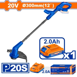 BORDEADORA A BATERIA 20V 12" + BATERIA 2.0AH + CARGADOR WADFOW WGTP535